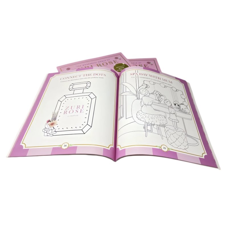 best custom coloring book printing