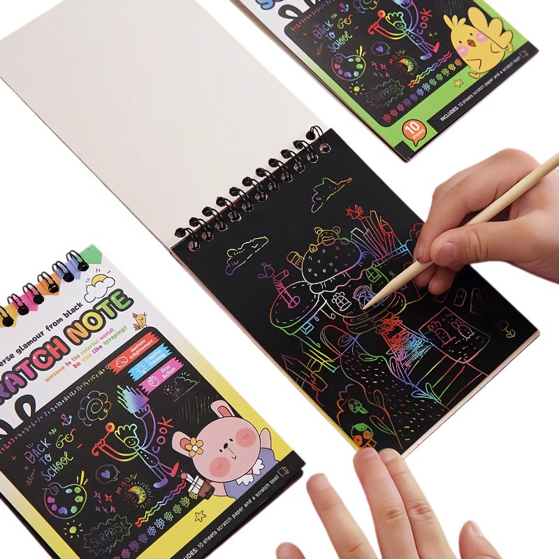custom scratch off book printing